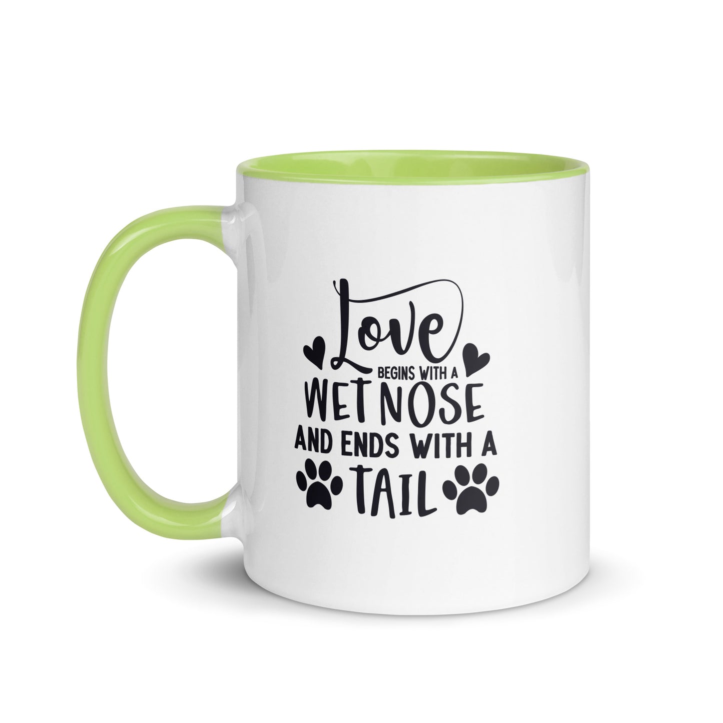 Love Starts with a Wet Nose Mug