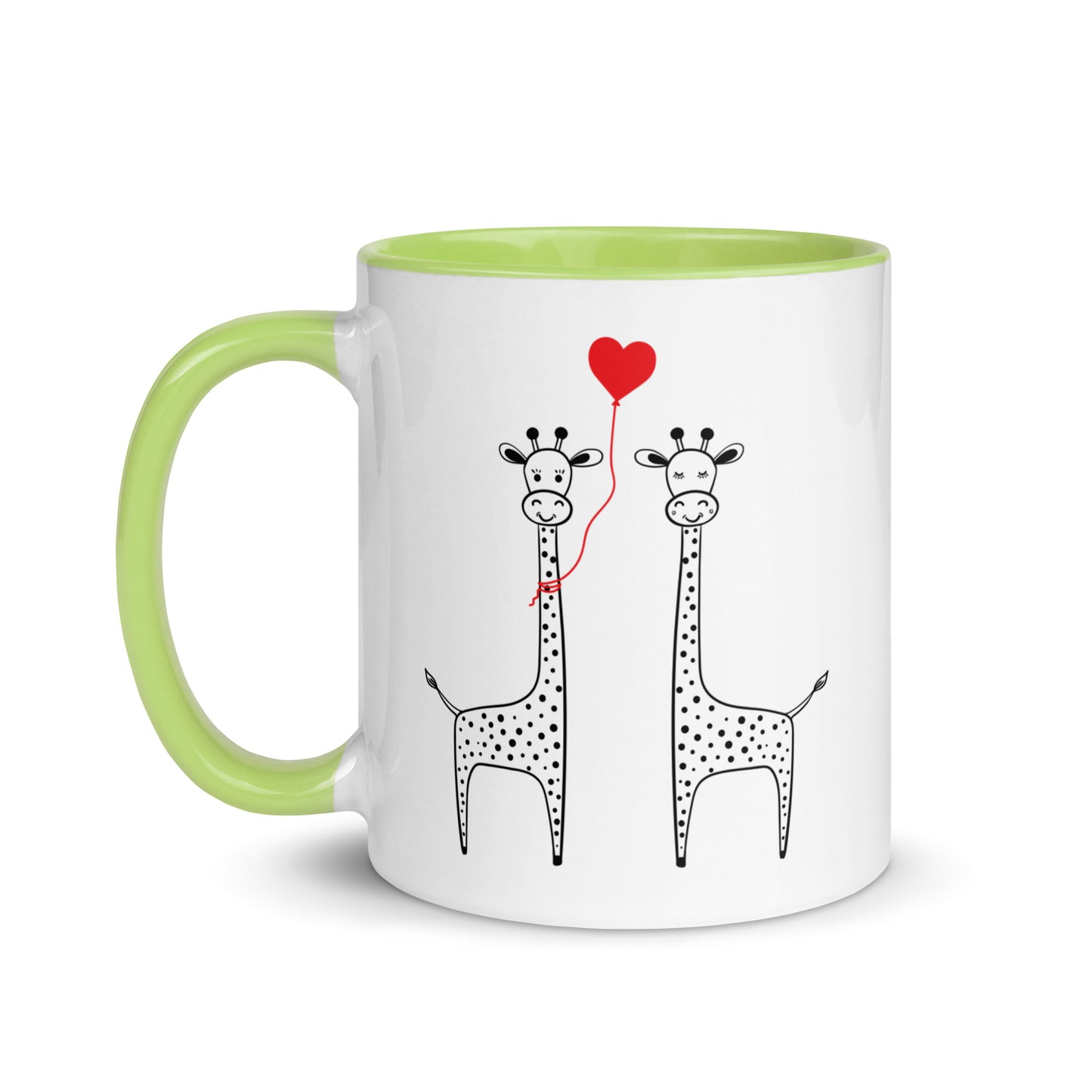 Giraffe Love Doodle Mug