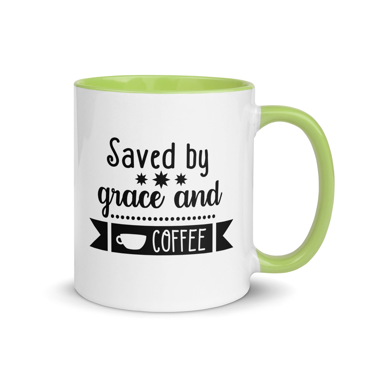 Saved by Grace and Coffee Mug