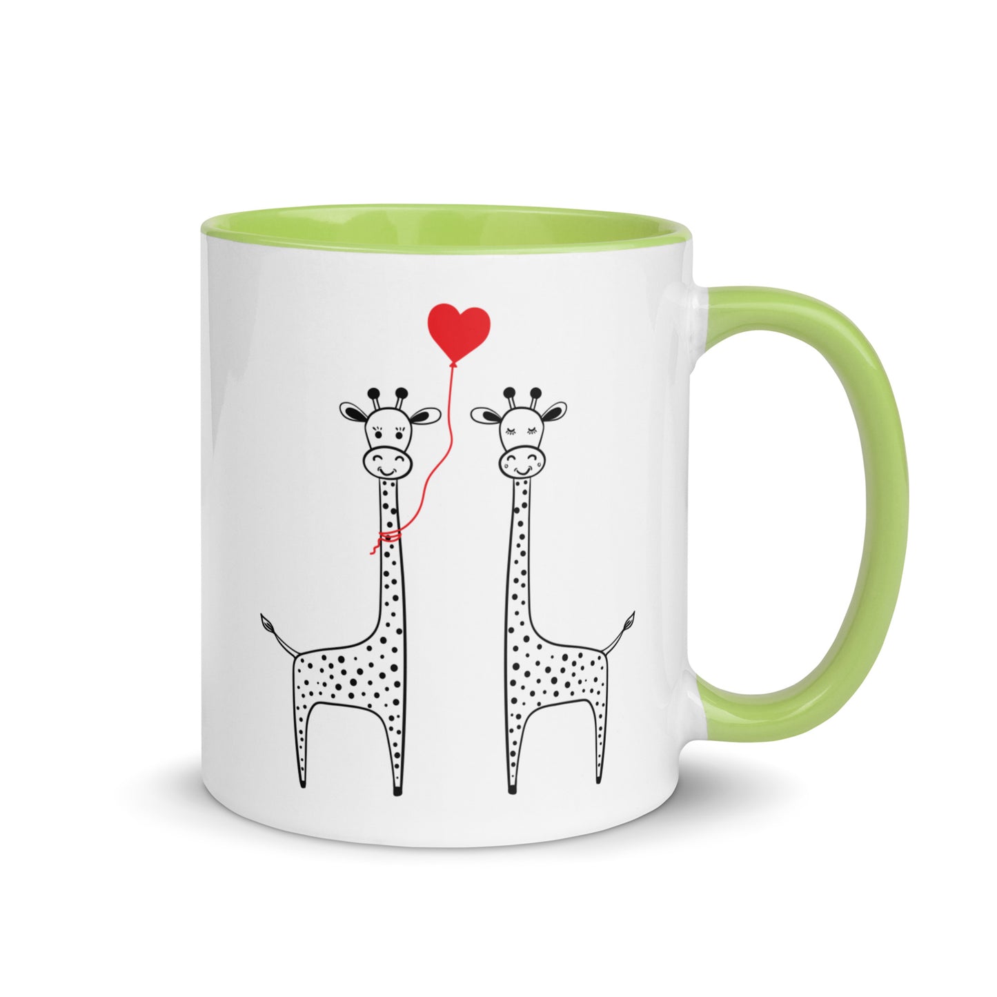 Giraffe Love Doodle Mug