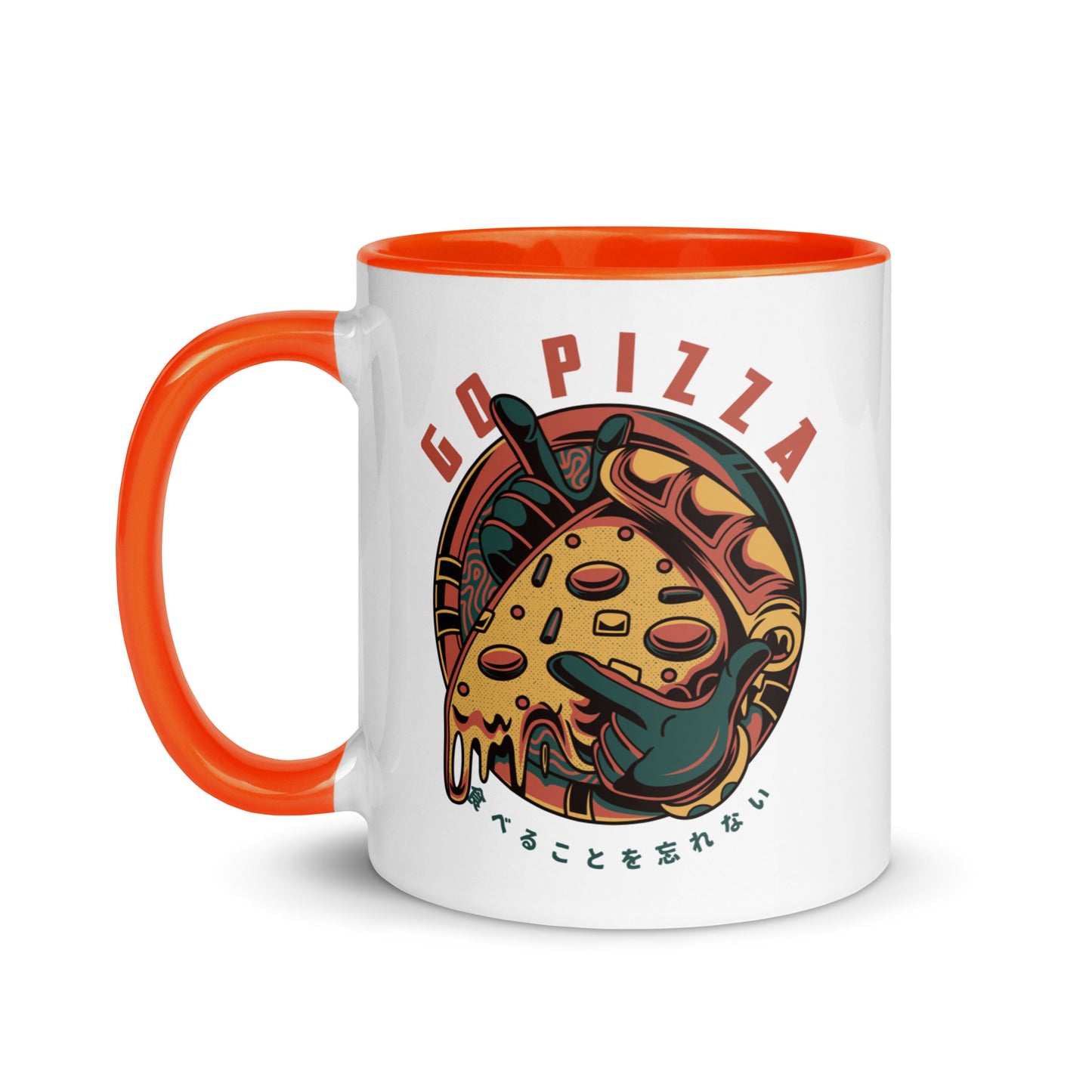 Go Pizza Retro Comic Mug