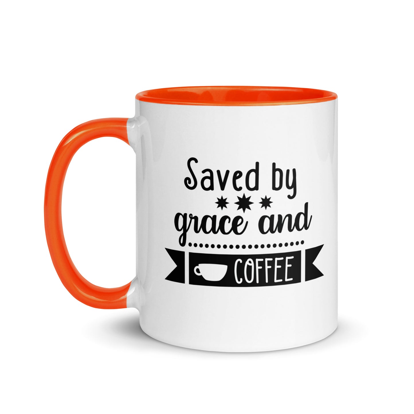 Saved by Grace and Coffee Mug