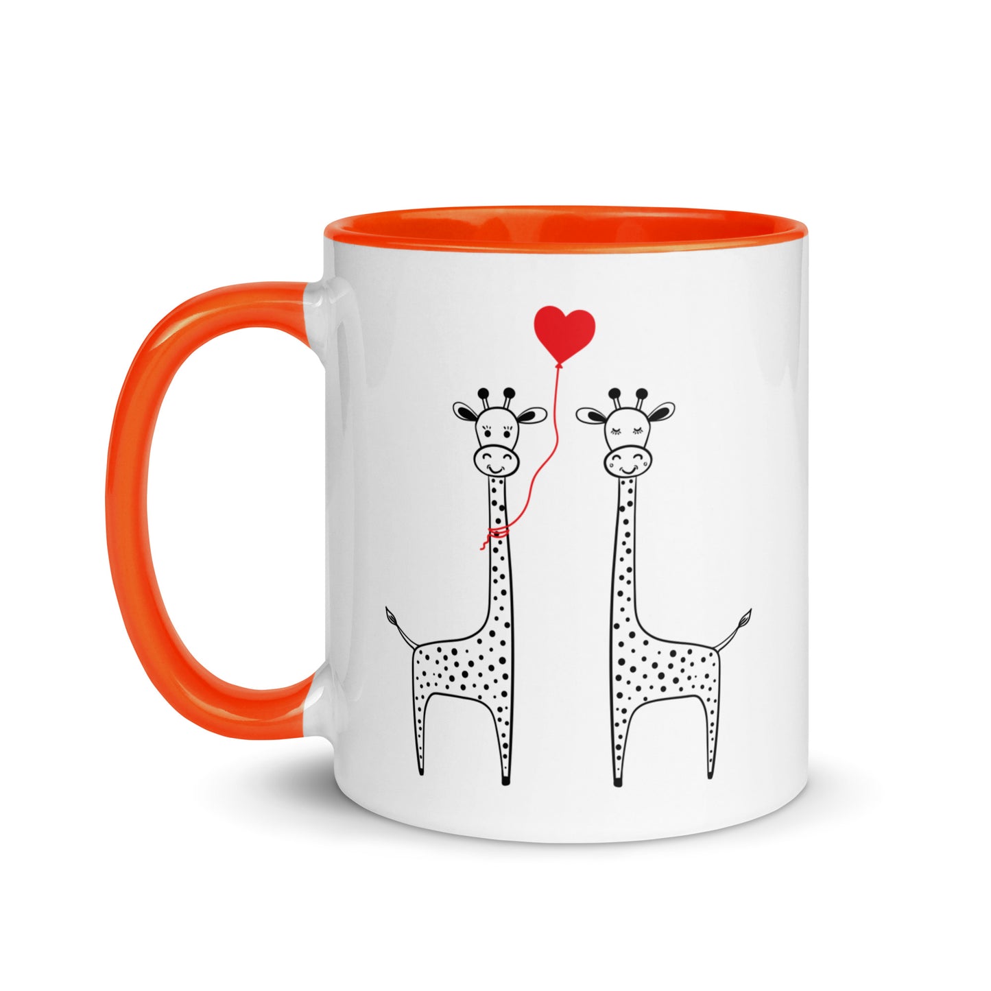 Giraffe Love Doodle Mug
