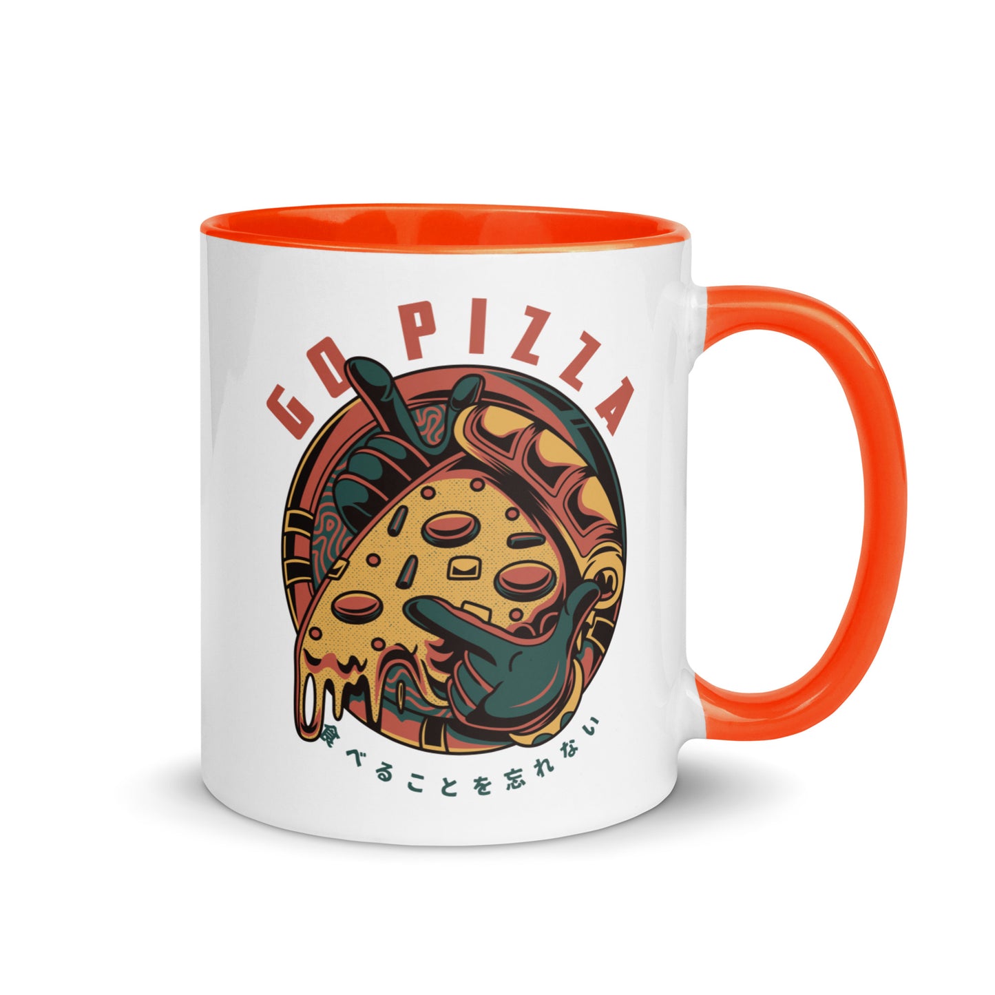 Go Pizza Retro Comic Mug