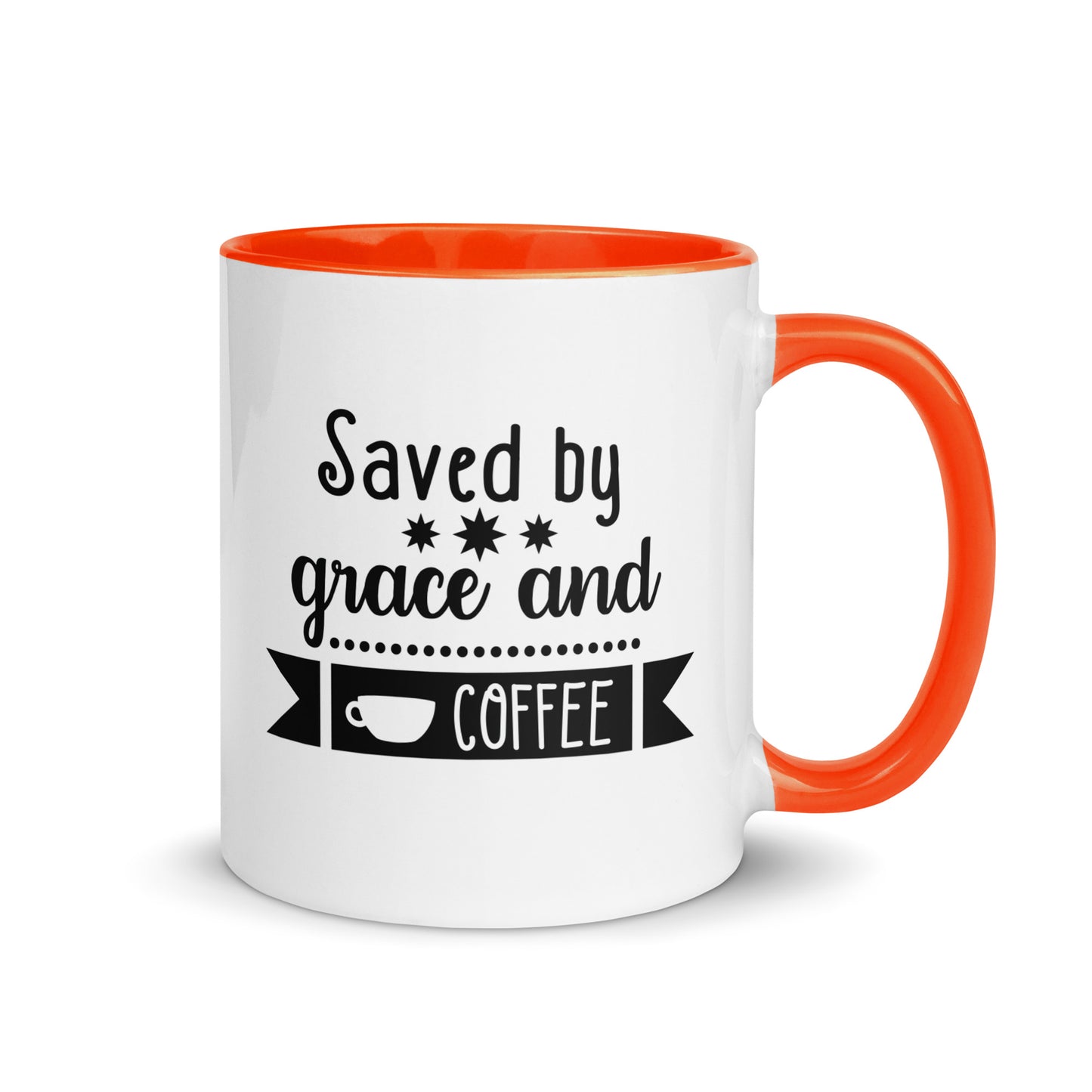 Saved by Grace and Coffee Mug