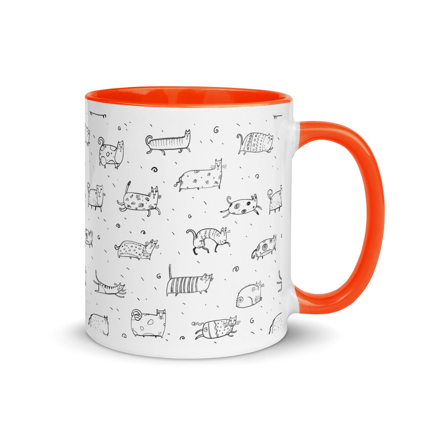 Monochrome Whisker Harmony Mug