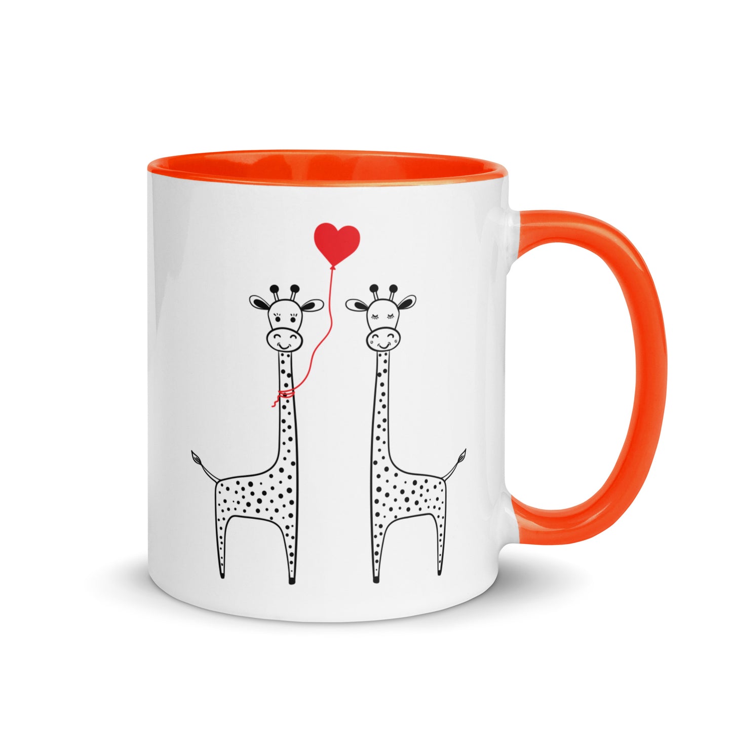 Giraffe Love Doodle Mug