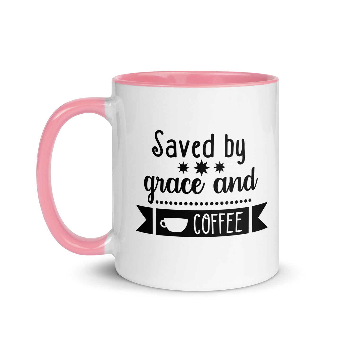 Saved by Grace and Coffee Mug
