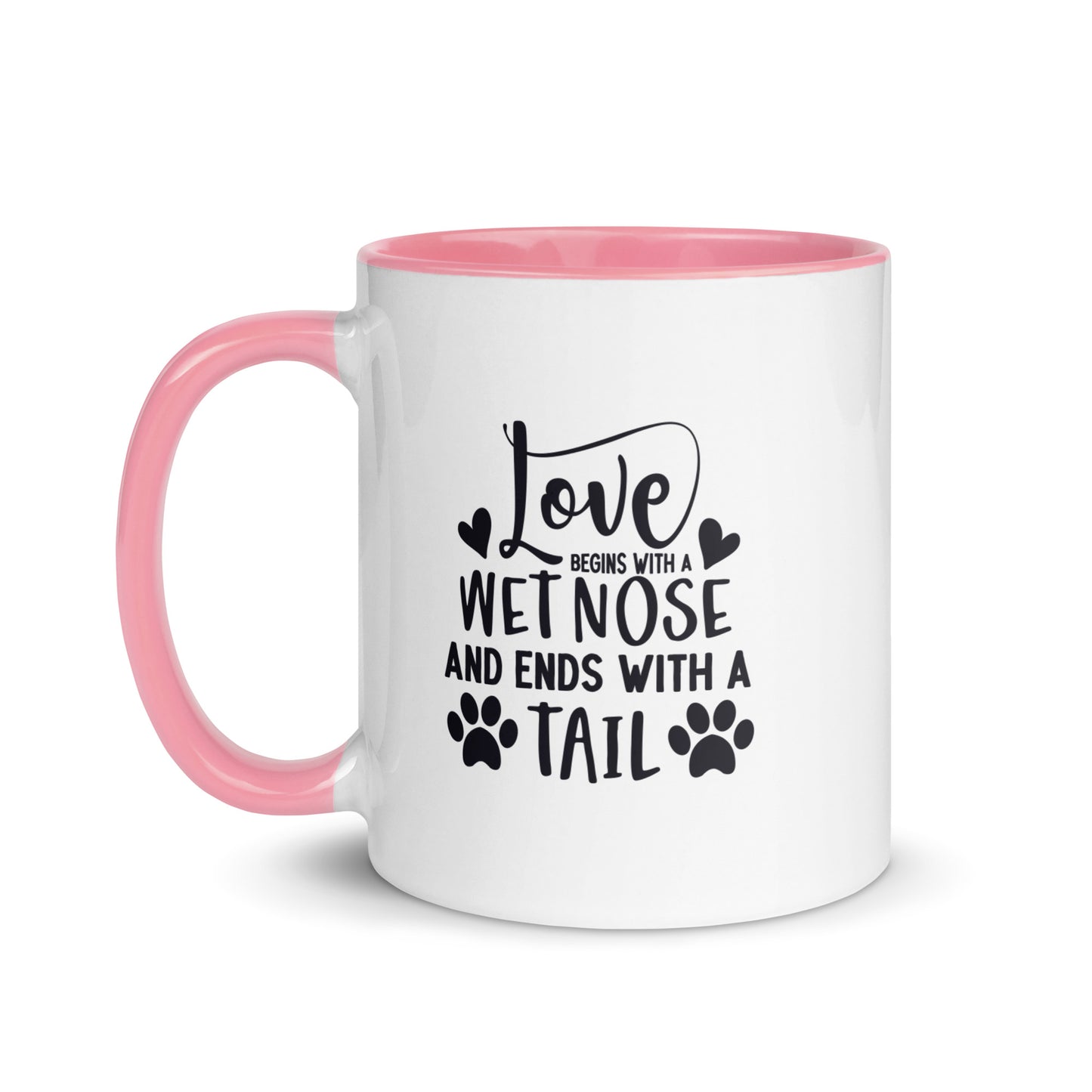 Love Starts with a Wet Nose Mug