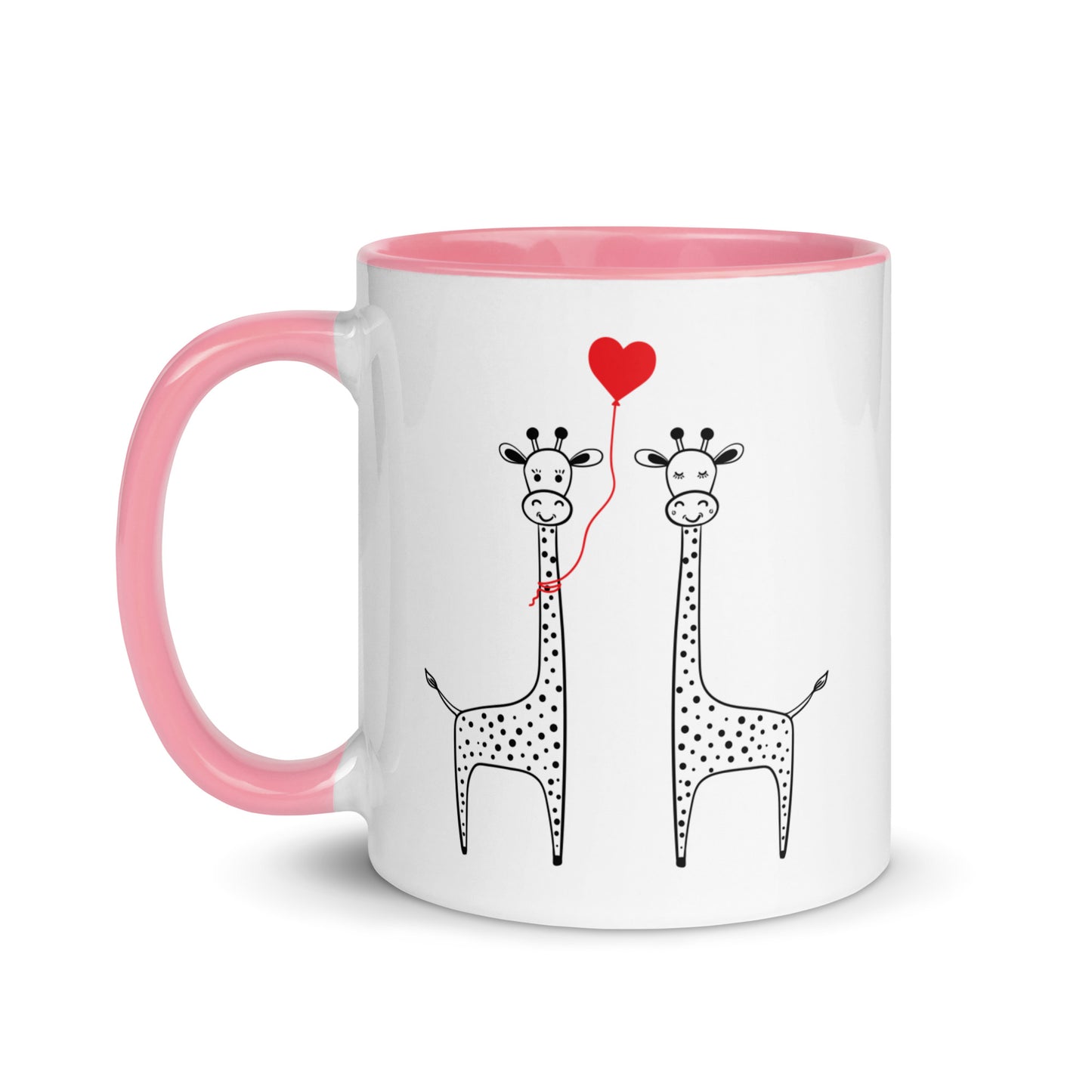 Giraffe Love Doodle Mug