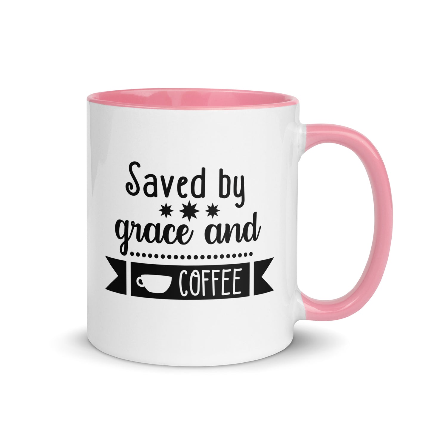 Saved by Grace and Coffee Mug