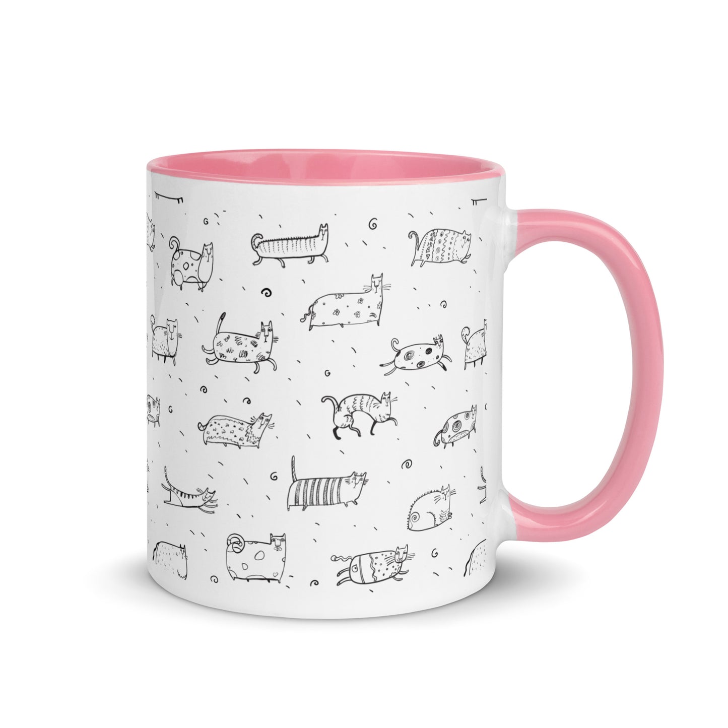 Monochrome Whisker Harmony Mug