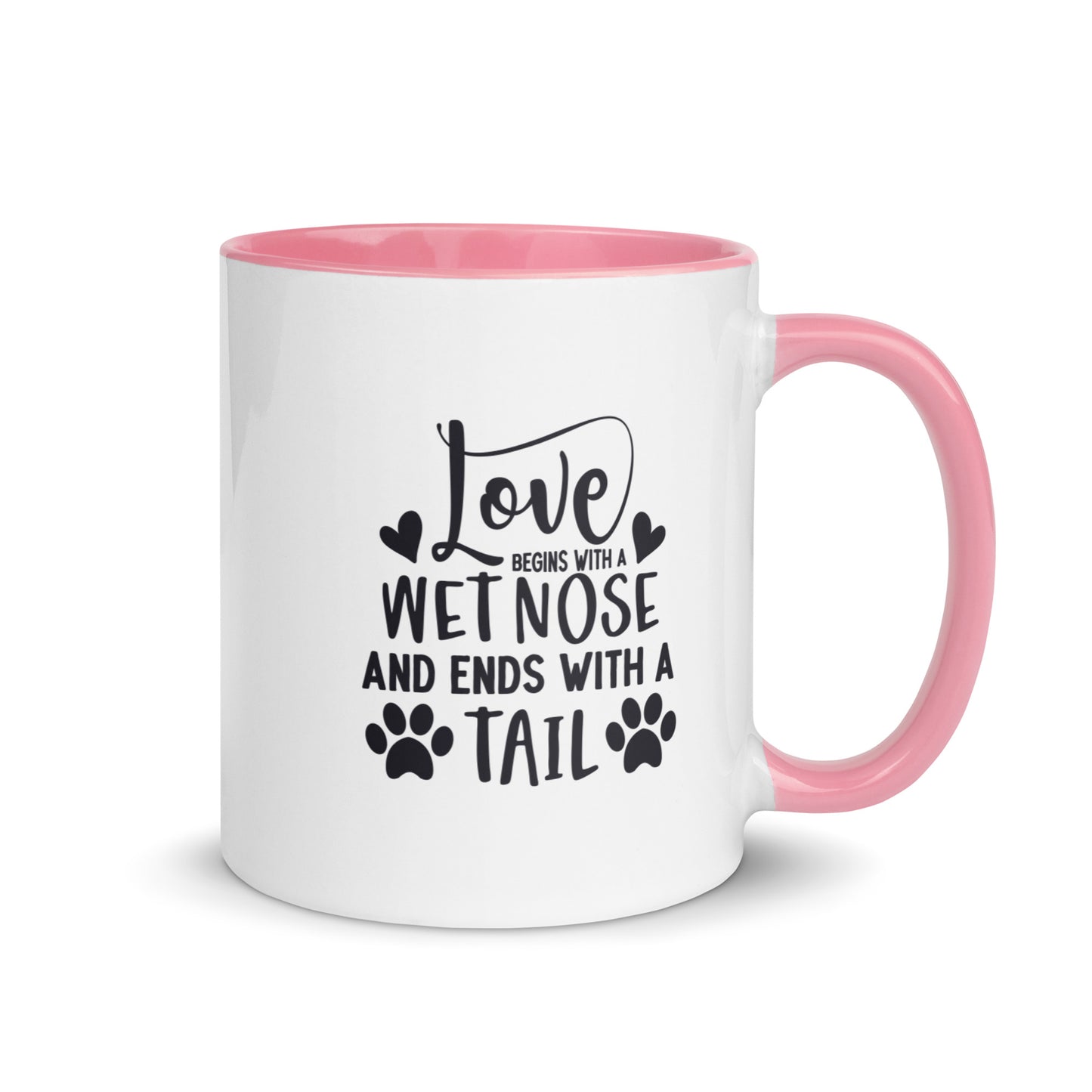 Love Starts with a Wet Nose Mug