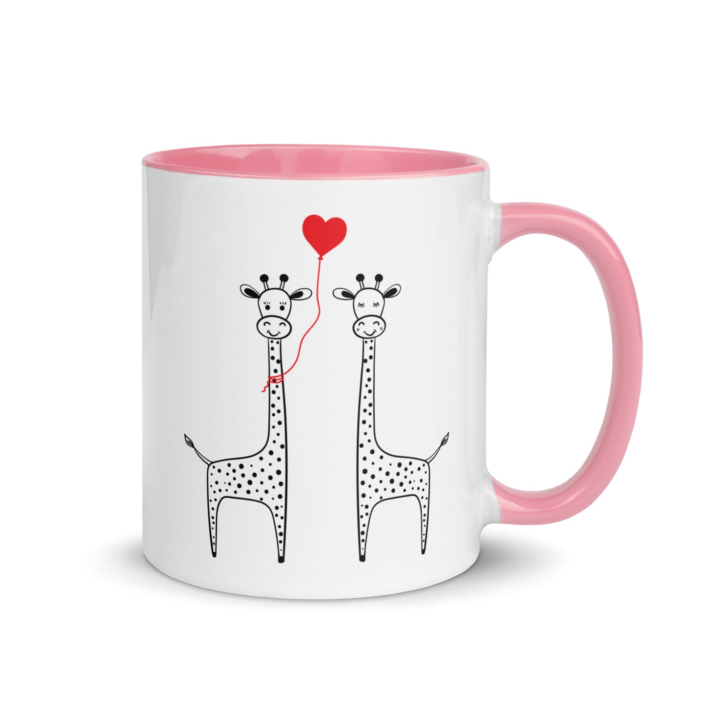 Giraffe Love Doodle Mug