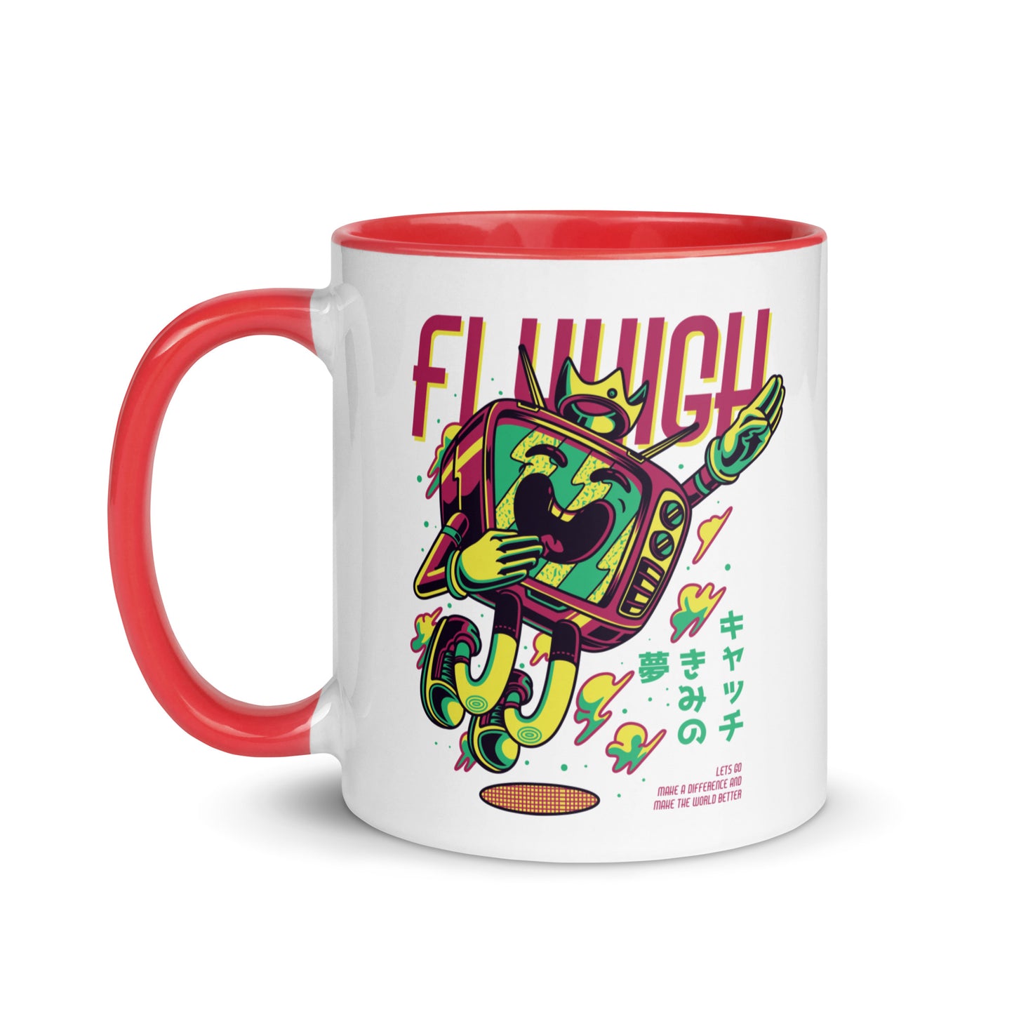 Fly High Retro TV Mug
