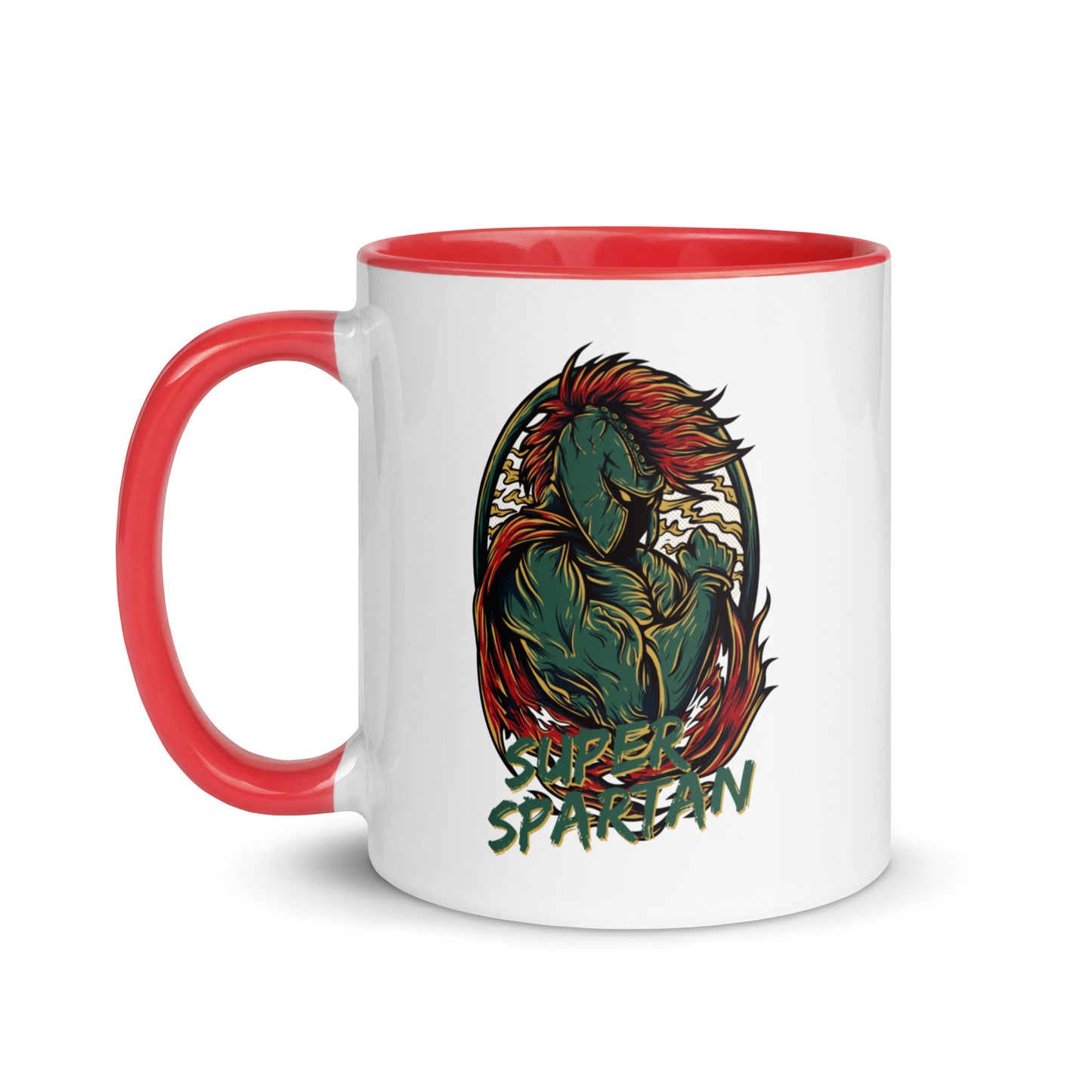 Super Spartan Retro Comic Mug