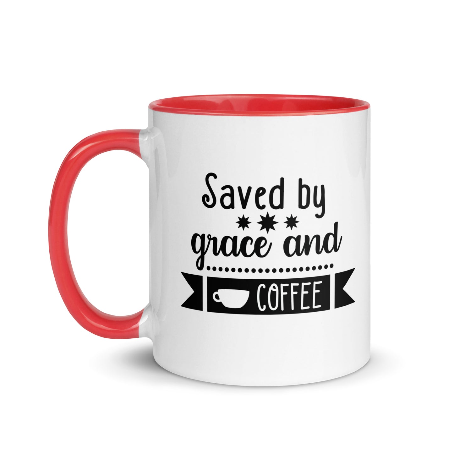 Saved by Grace and Coffee Mug