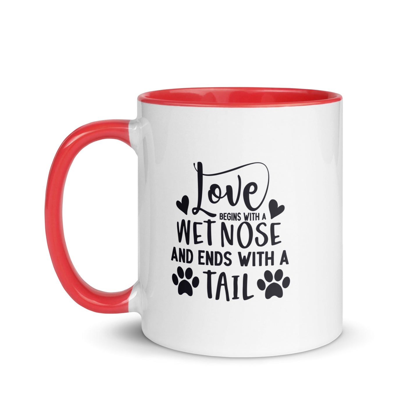 Love Starts with a Wet Nose Mug