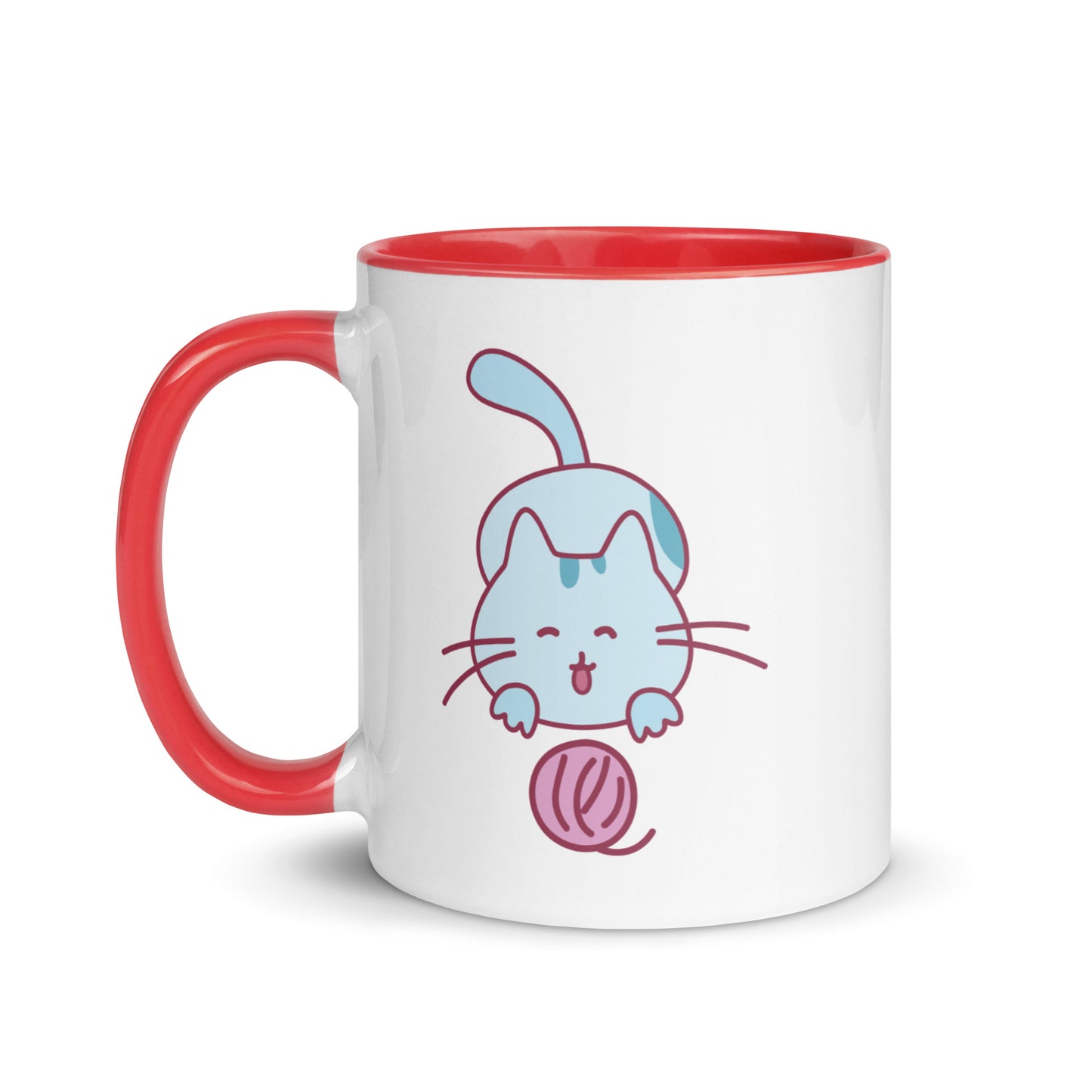 Blue Whisker Playtime Mug