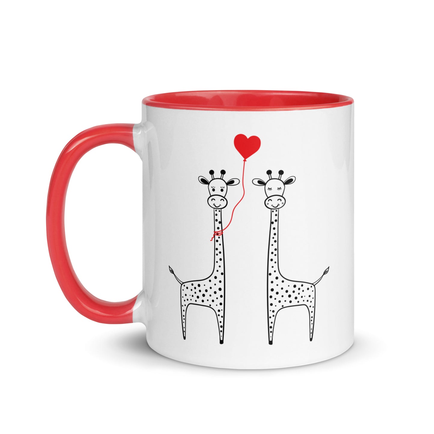 Giraffe Love Doodle Mug