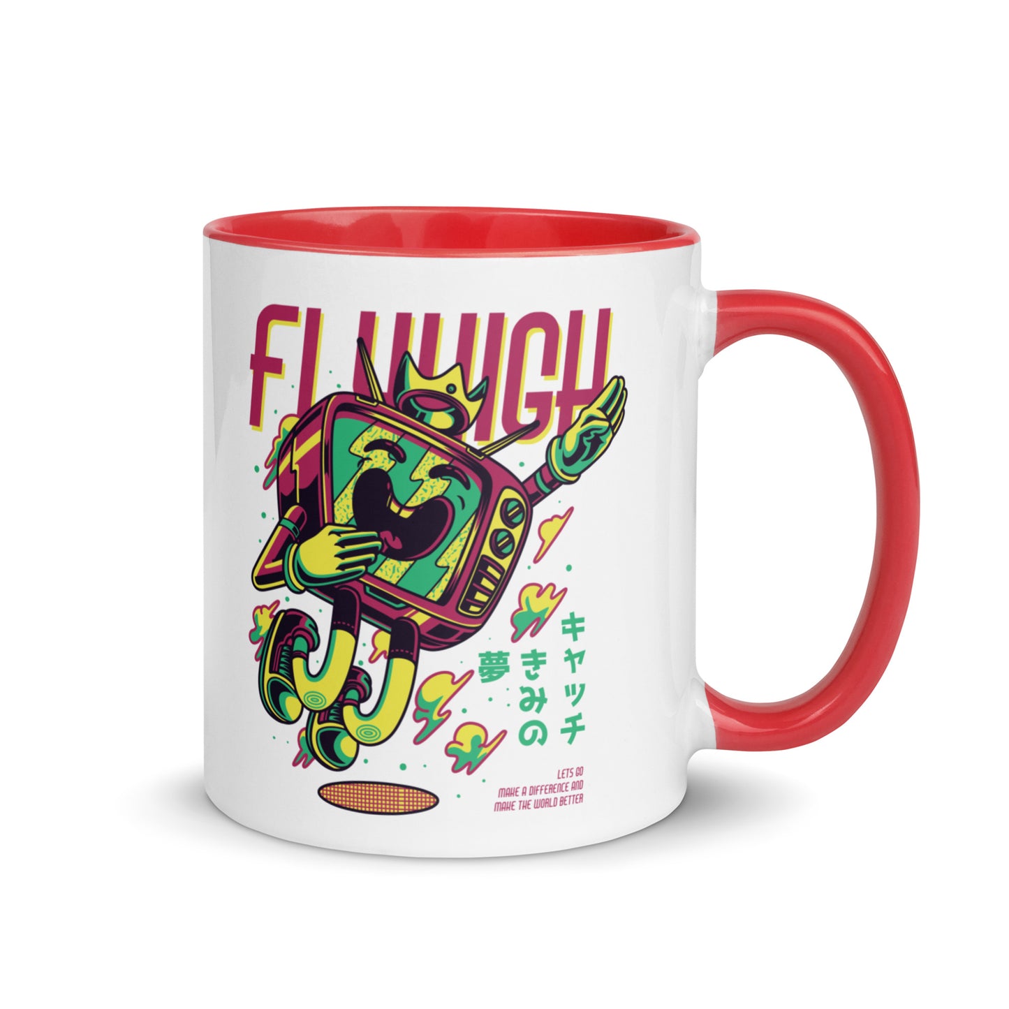 Fly High Retro TV Mug
