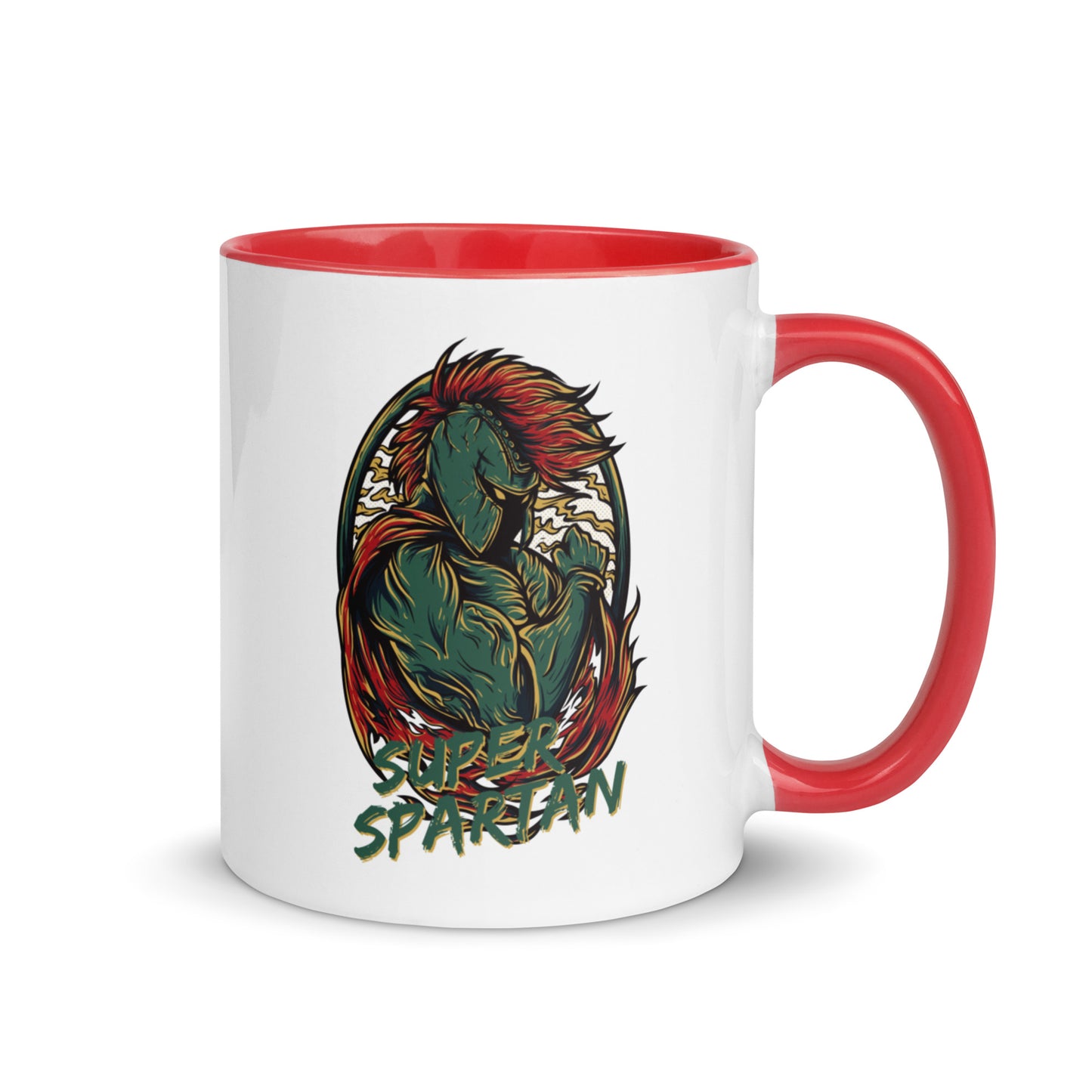 Super Spartan Retro Comic Mug