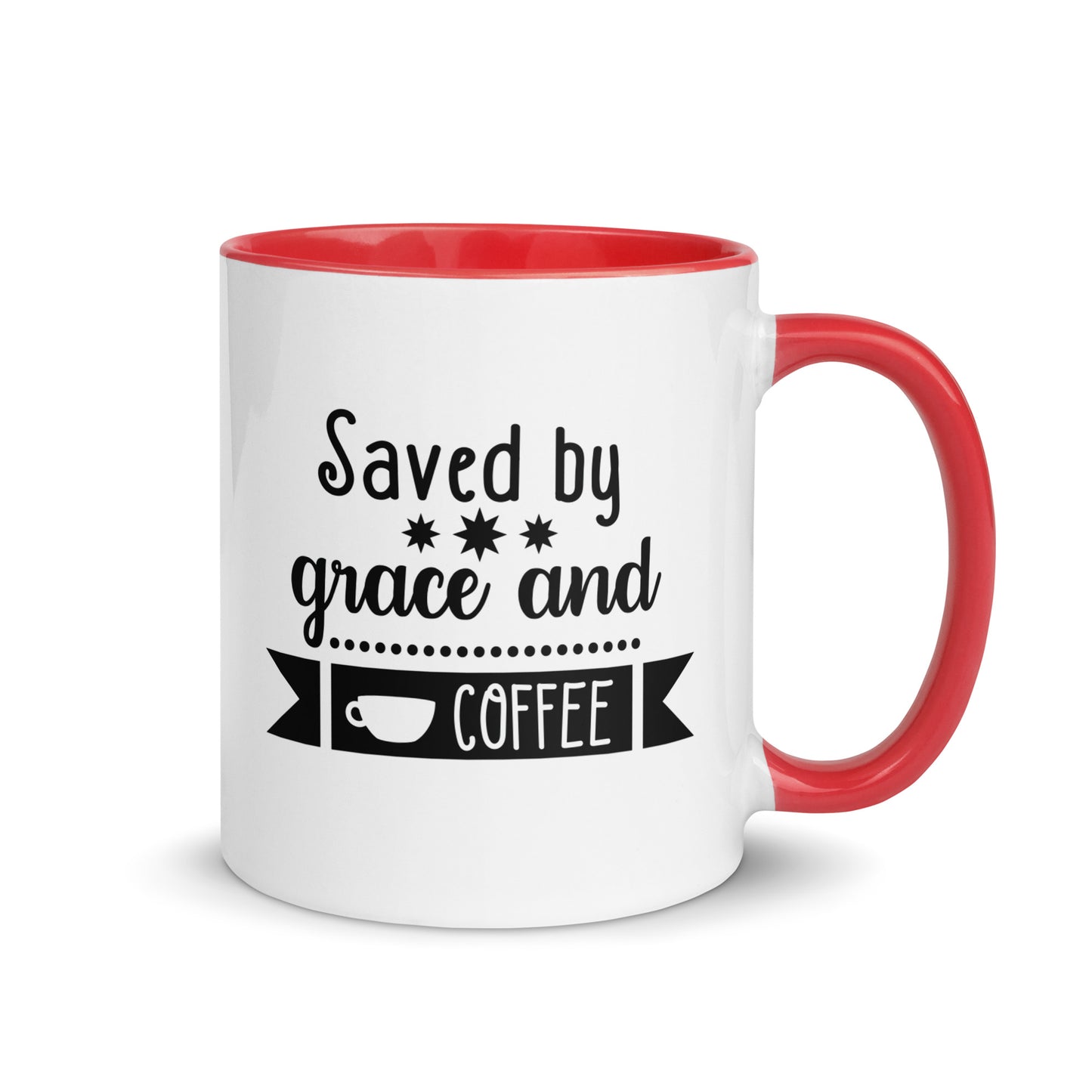 Saved by Grace and Coffee Mug