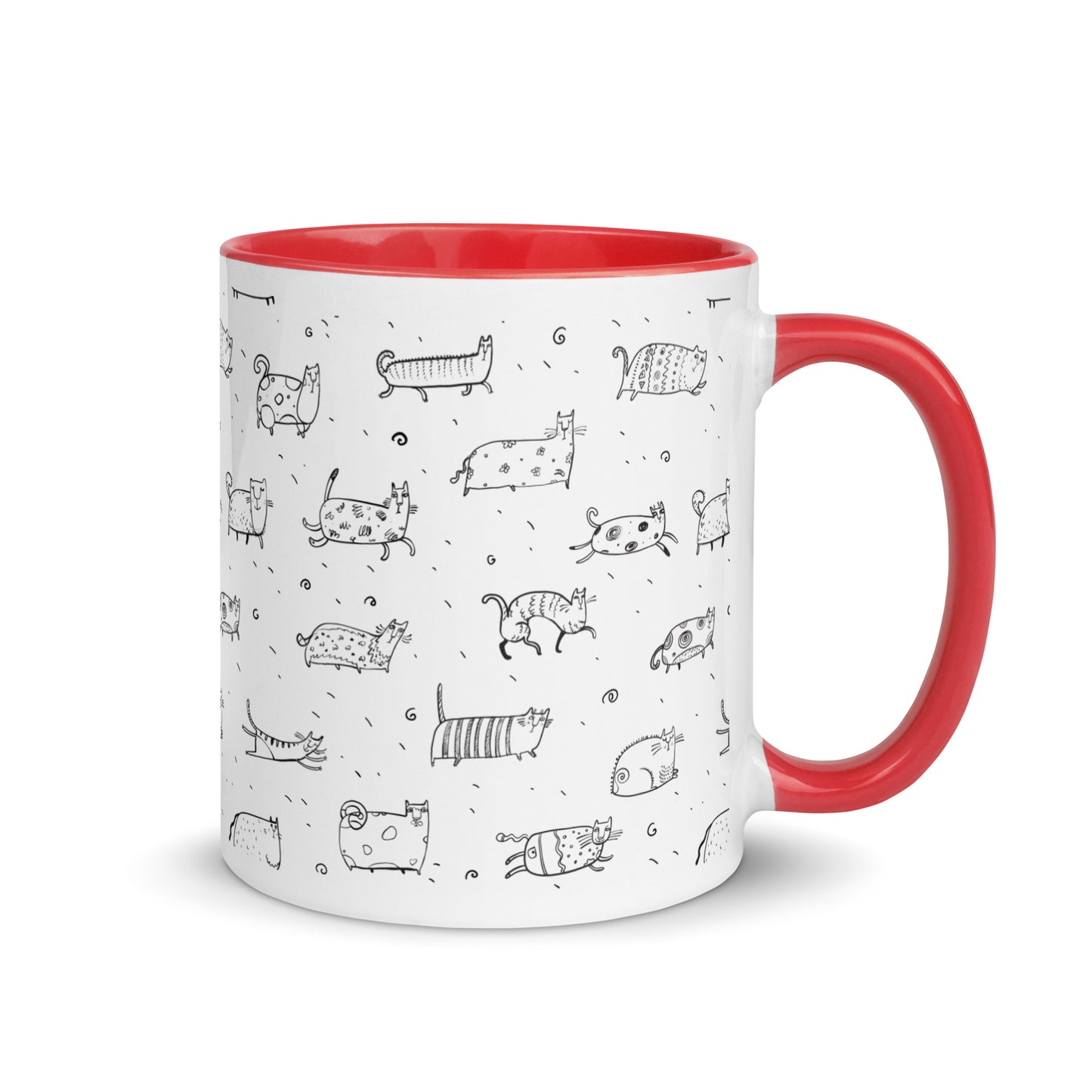 Monochrome Whisker Harmony Mug