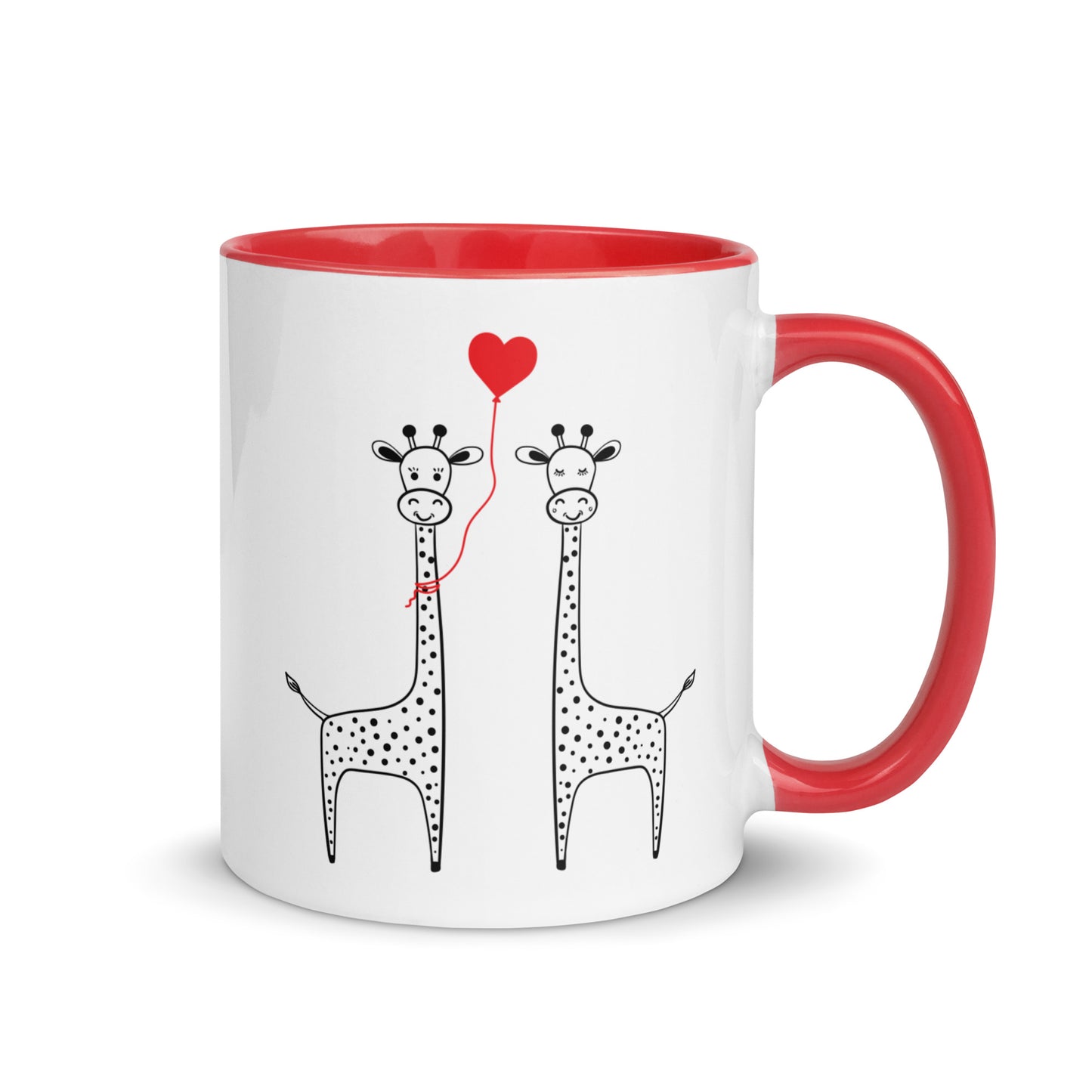 Giraffe Love Doodle Mug
