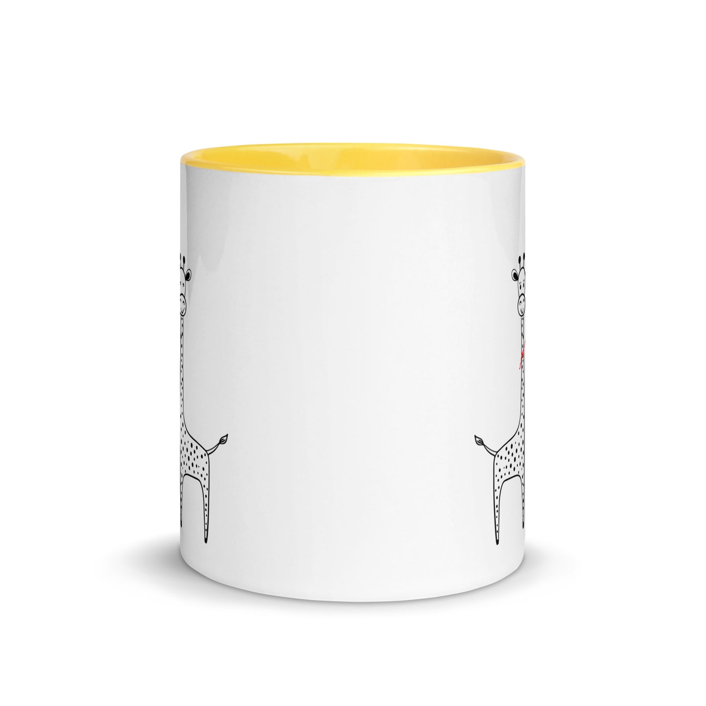 Giraffe Love Doodle Mug