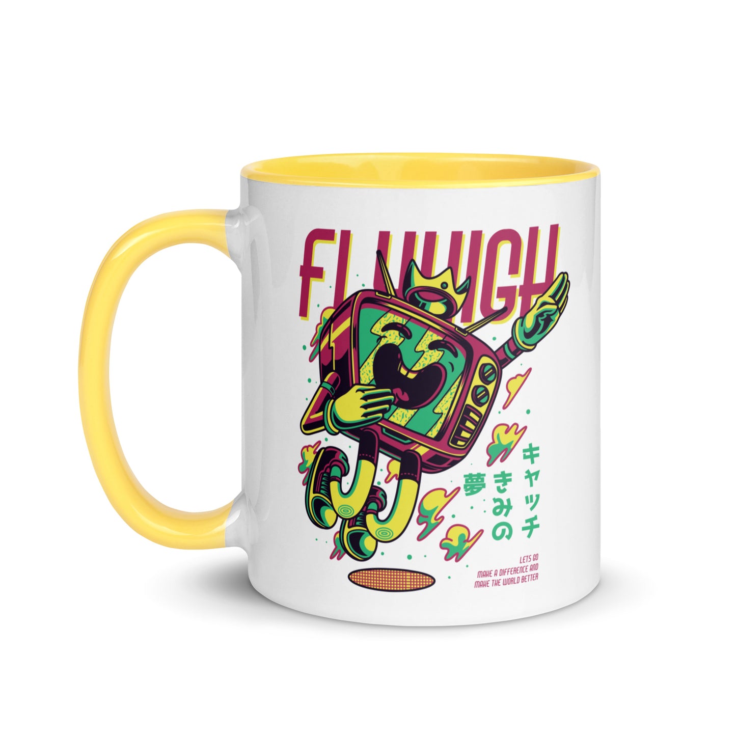 Fly High Retro TV Mug