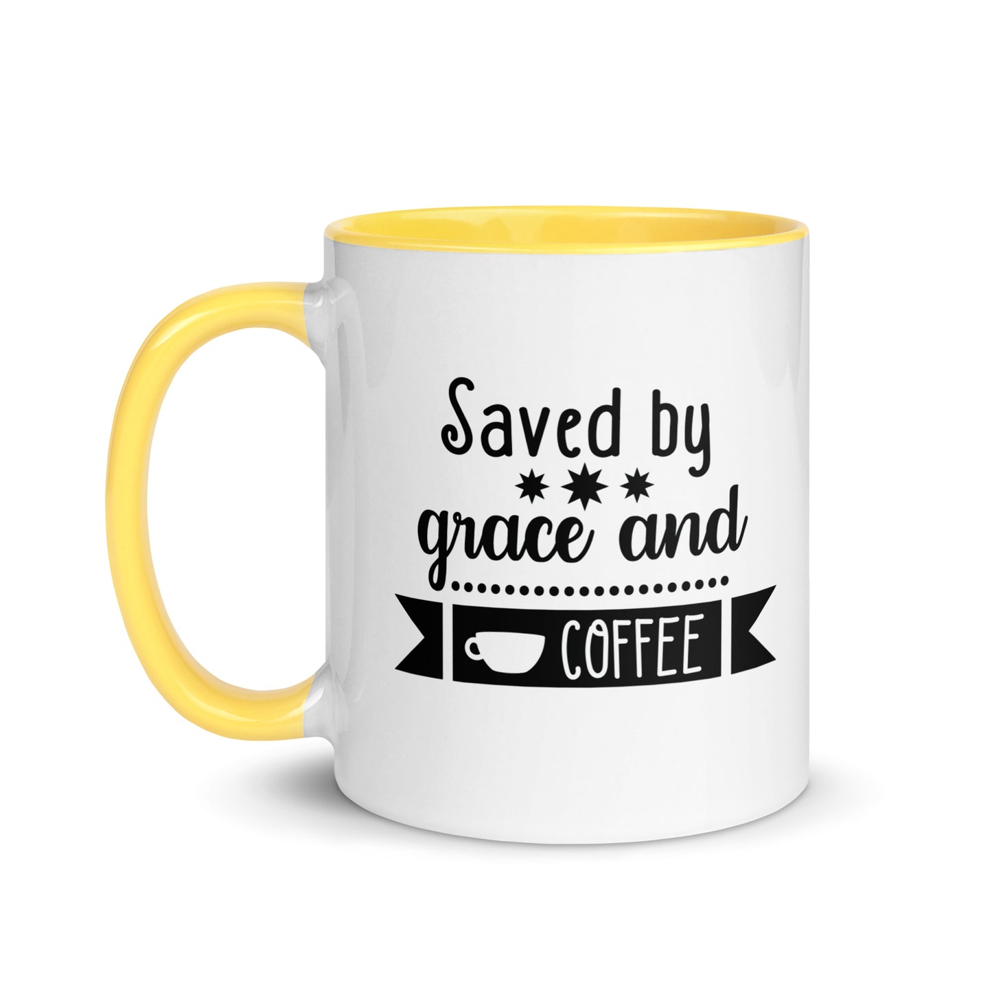 Saved by Grace and Coffee Mug