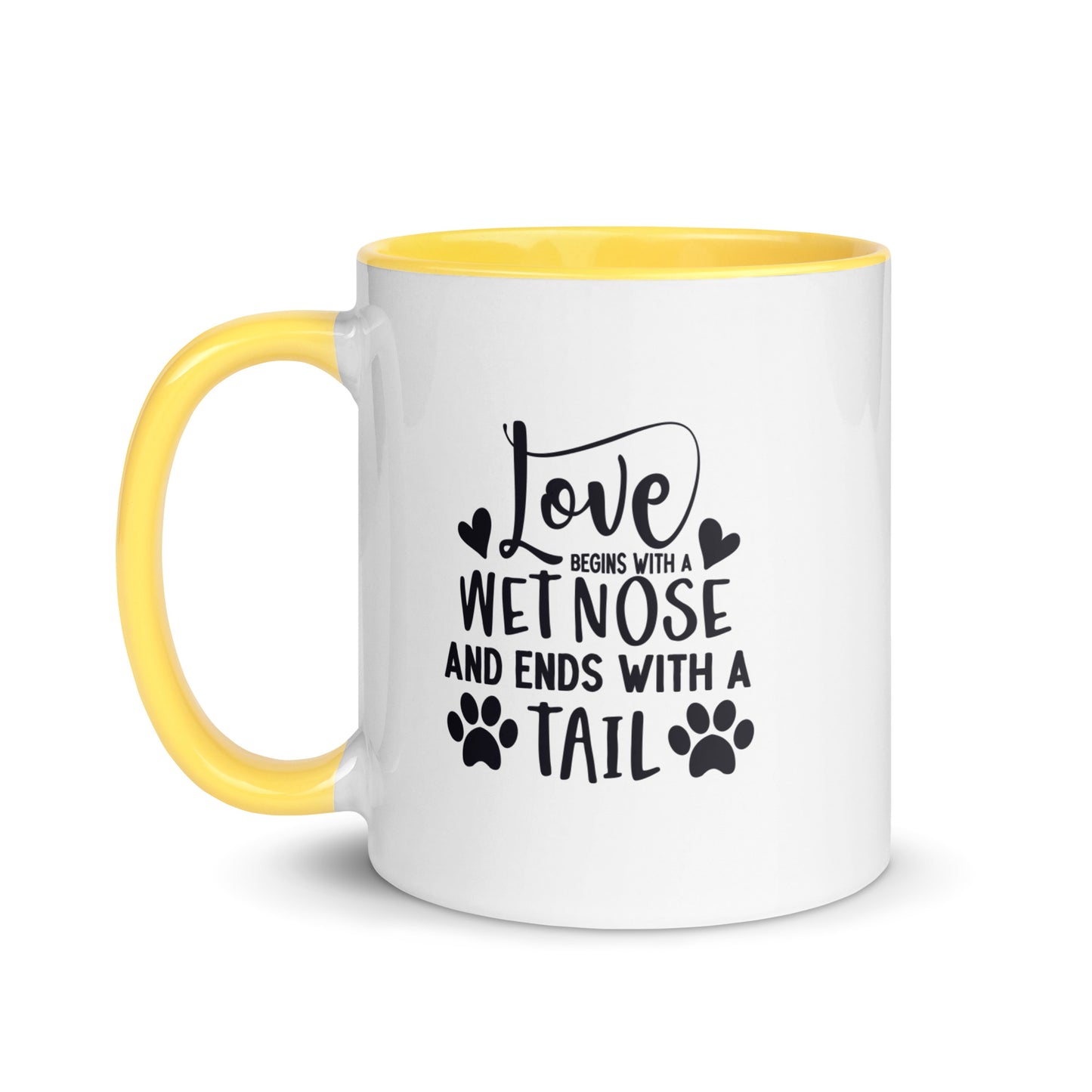 Love Starts with a Wet Nose Mug