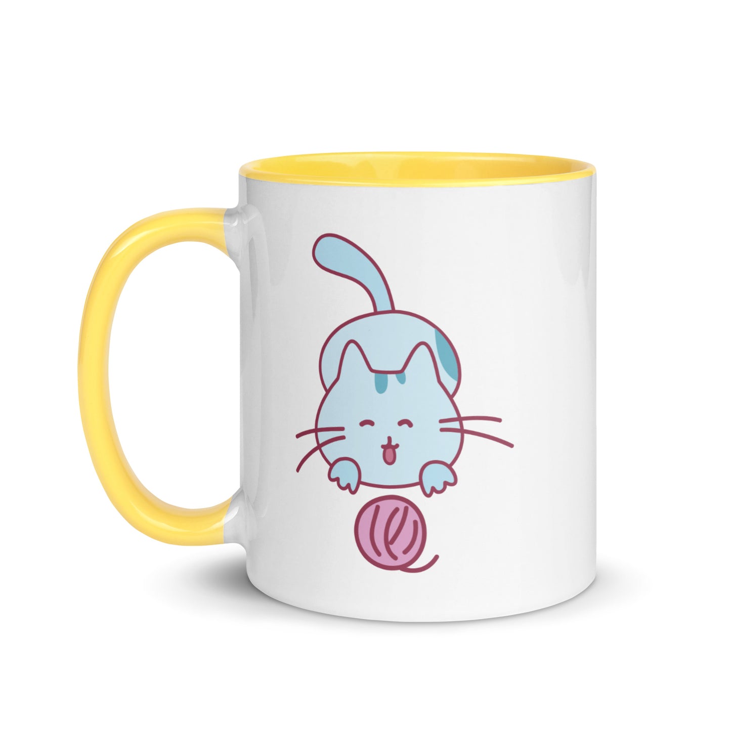 Blue Whisker Playtime Mug