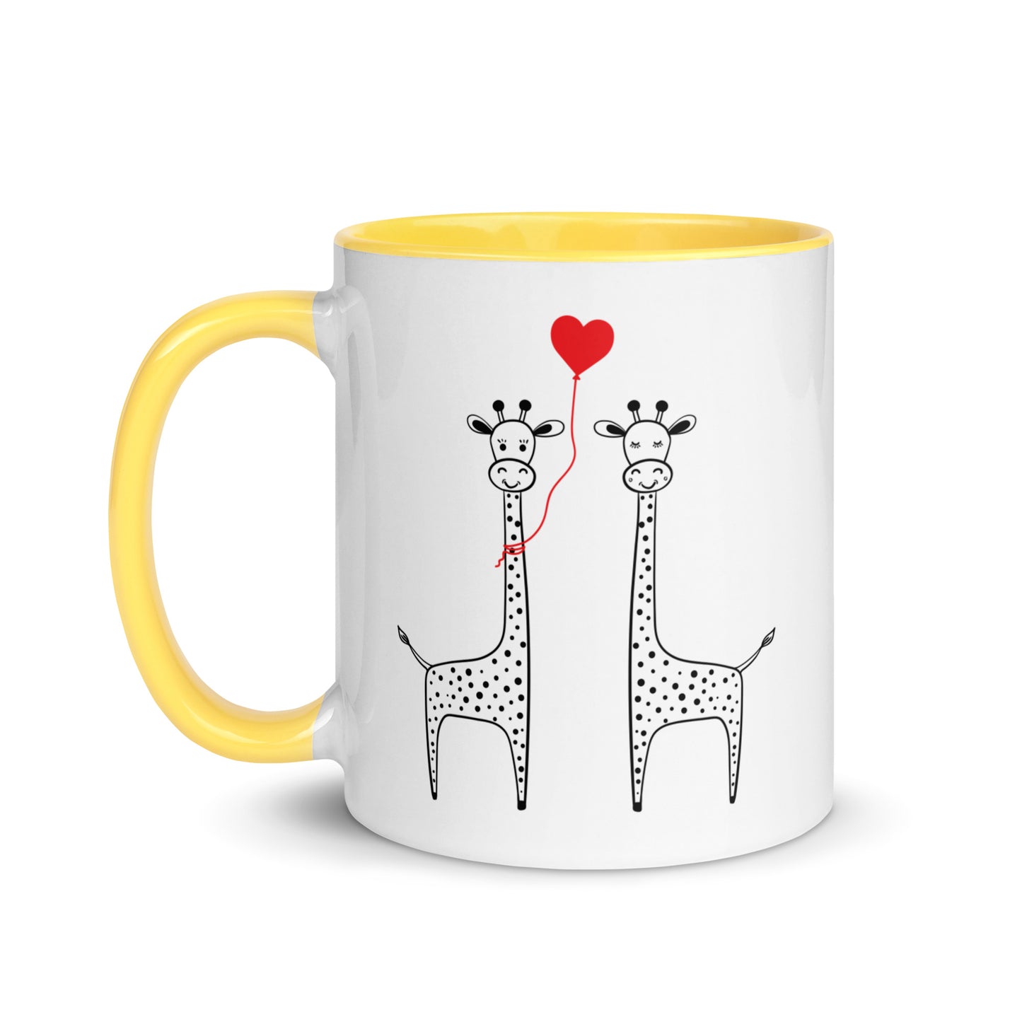 Giraffe Love Doodle Mug
