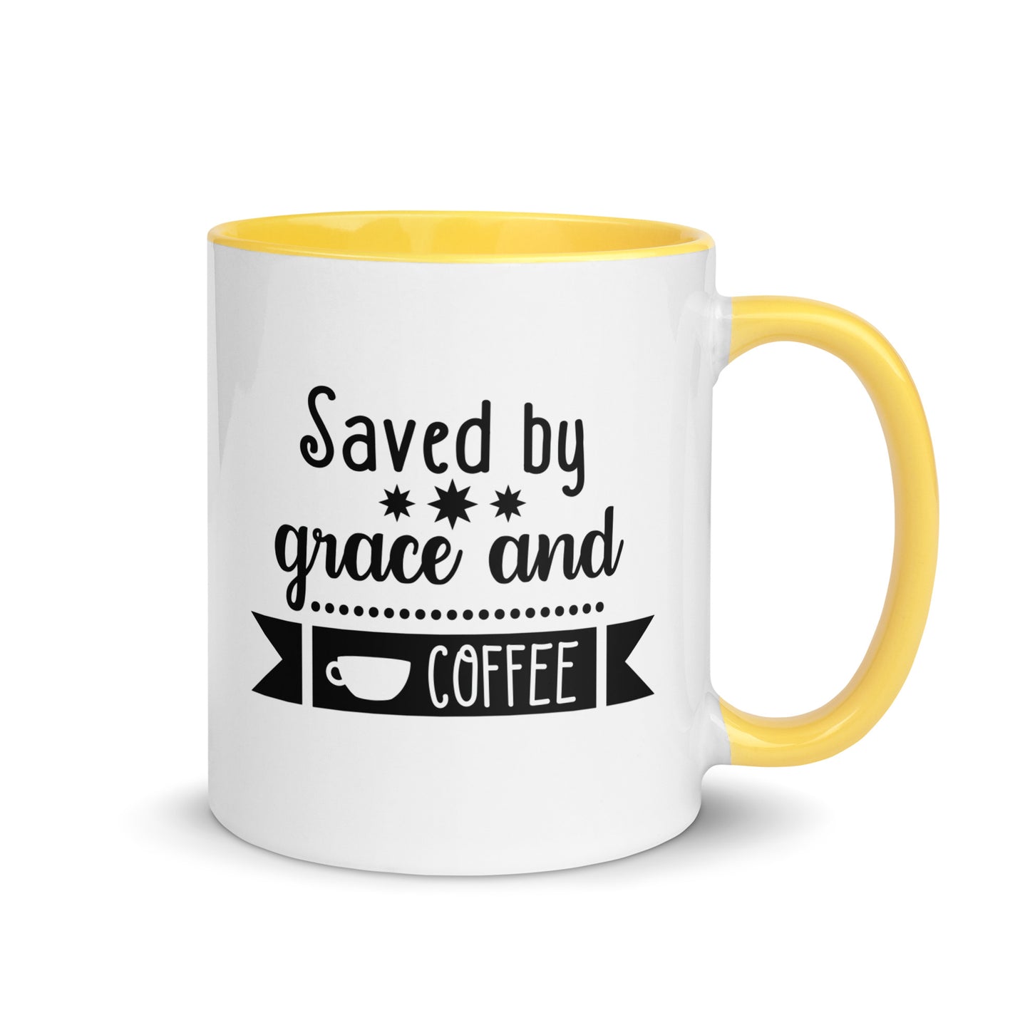 Saved by Grace and Coffee Mug