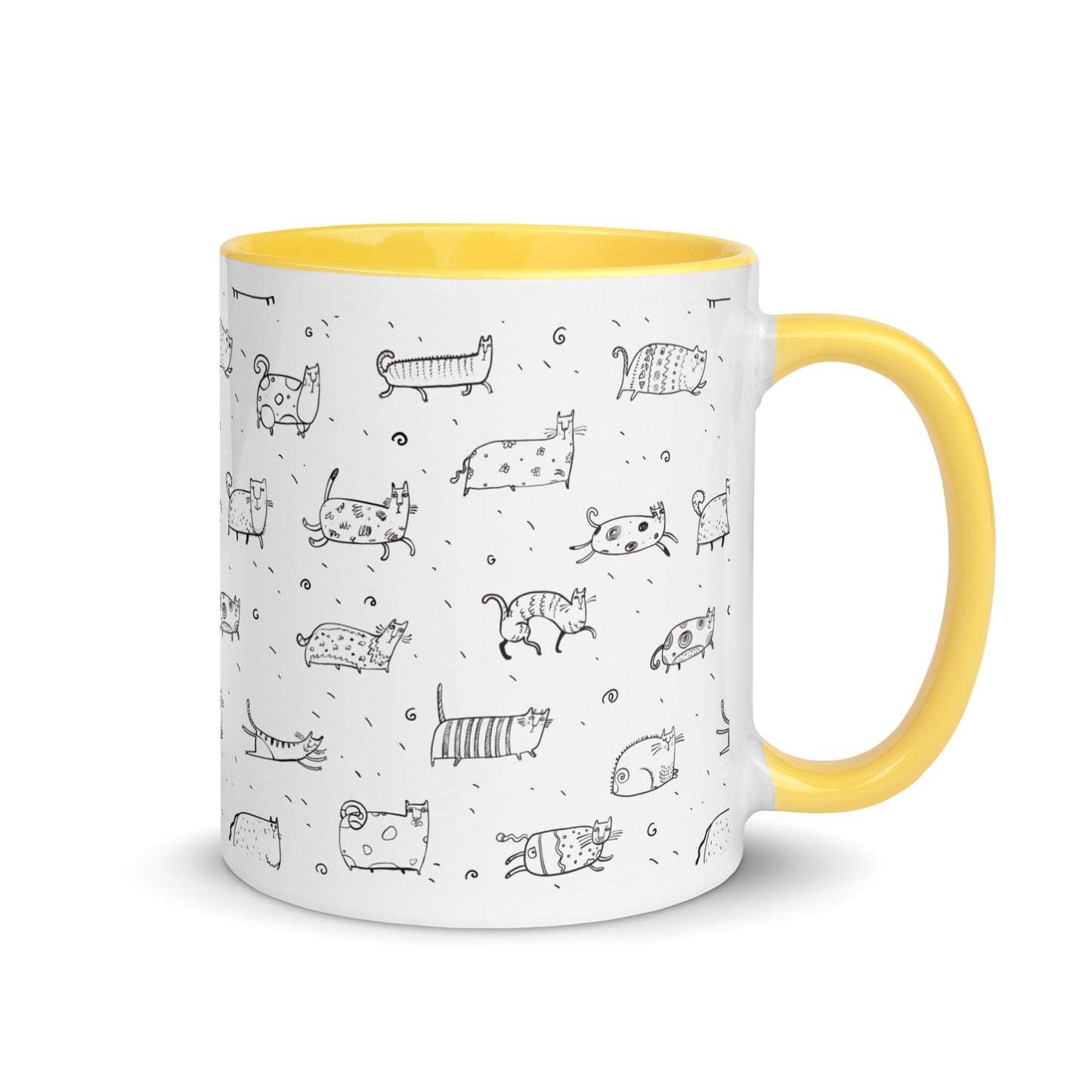 Monochrome Whisker Harmony Mug