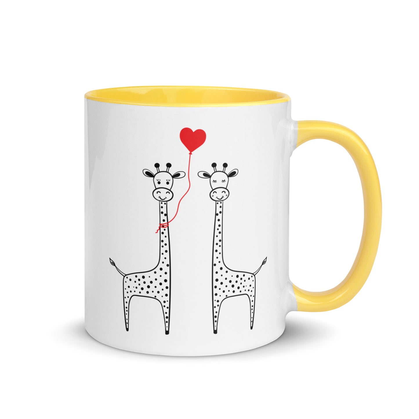 Giraffe Love Doodle Mug